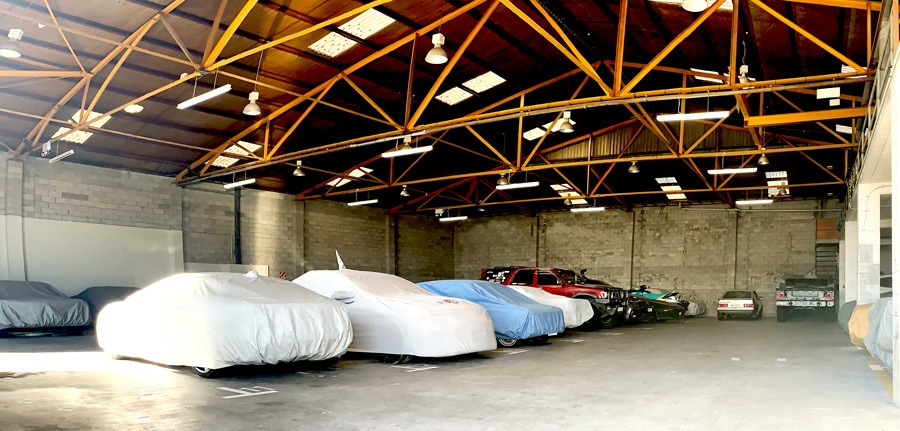 Indoor vehicle storage at Mount Roskill