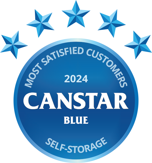 Kiwi Self Storage Winner of the Canstar Blue Most Satisfied Customers Award 2024
