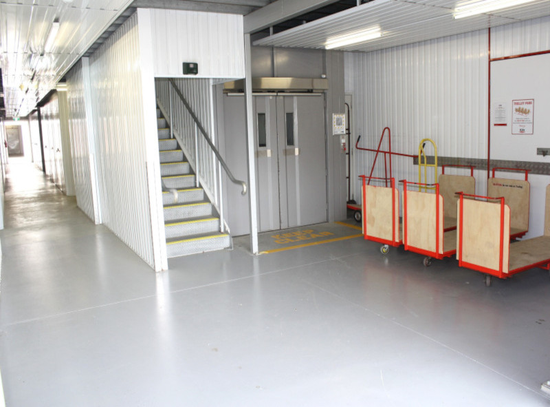 lift areas, stairs and trollies